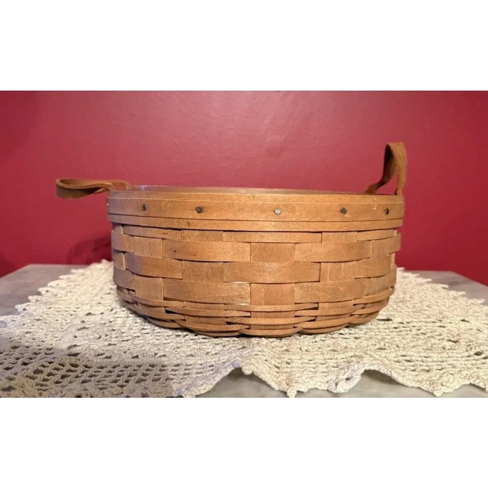 Longaberger round basket